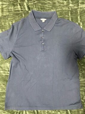Calvin Klein Men's Navy Short Sleeve Polo